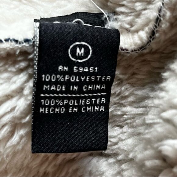 Jane Ashley Vest Medium Beautiful southwestern print blue/maroon and cream - Picture 6 of 7